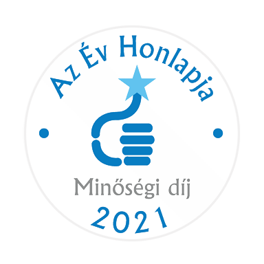 Az Év Honlapja Minőségi-díj 2021